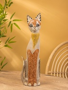 Сувенир «Кошка», 60×14×6 см, дерево, МИКС 10879352 - фото 16815515