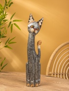 Сувенир «Кошка», 60×14×6 см, дерево, МИКС 10879352 - фото 16815503