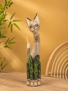 Сувенир «Кошка», 60×14×6 см, дерево, МИКС 10879352 - фото 16815506