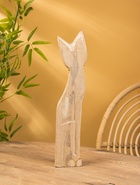 Сувенир «Кошка», белая, 60×12×6 см, дерево, МИКС 10879353 - фото 16815524