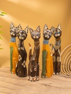 Сувенир «Кошка», 60×14×6 см, дерево, коричневый, МИКС 10879354 - фото 16815545