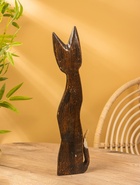 Сувенир «Кошка», 60×14×6 см, дерево, коричневый, МИКС 10879354 - фото 16815556