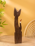 Сувенир «Кошка», 60×14×6 см, дерево, коричневый, МИКС 10879354 - фото 16815559