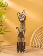 Сувенир «Кошка», 60×14×6 см, дерево, коричневый, МИКС 10879354 - фото 16815546