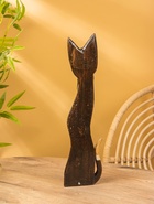 Сувенир «Кошка», 60×14×6 см, дерево, коричневый, МИКС 10879354 - фото 16815565