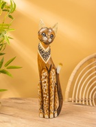Сувенир «Кошка», 60×14×6 см, дерево, коричневый, МИКС 10879354 - фото 16815567
