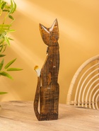 Сувенир «Кошка», 60×14×6 см, дерево, коричневый, МИКС 10879354 - фото 16815568