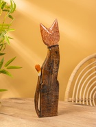 Сувенир «Кошка», 60×14×6 см, дерево, коричневый, МИКС 10879354 - фото 16815574