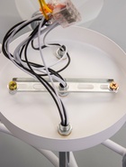 Люстра «Гелла» 6хЕ27 40 Вт бело-хромовый нов 62×45×27 см BayerLux - фото 44189818