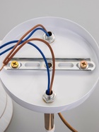 Люстра "Рина" 2хЕ27 40Вт бело-золотой нов 40х28 см 10890964