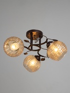 Люстра Арти 3хE27 40Вт венге 40х35х16 см нов BayerLux 10890965