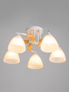 Люстра «Антер» 5хЕ27 40 Вт белый 57×57×27 см нов BayerLux - фото 44189836