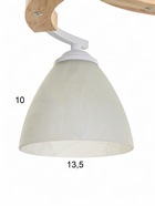 Люстра «Антер» 5хЕ27 40 Вт белый 57×57×27 см нов BayerLux - фото 44189840