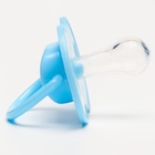 Соска-пустышка классическая, силикон, от 0 мес., с колпачком, голубая - фото 42951038