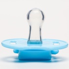 Соска-пустышка классическая, силикон, от 0 мес., с колпачком, голубая - фото 42951039