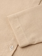 Рубашка для девочки MINAKU, цвет бежевый, рост 140 см - фото 42329252