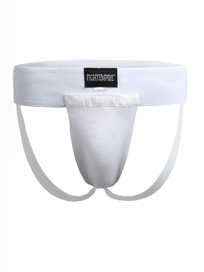 Защита паха FIGHT EMPIRE, р. L, белая - Фото 1