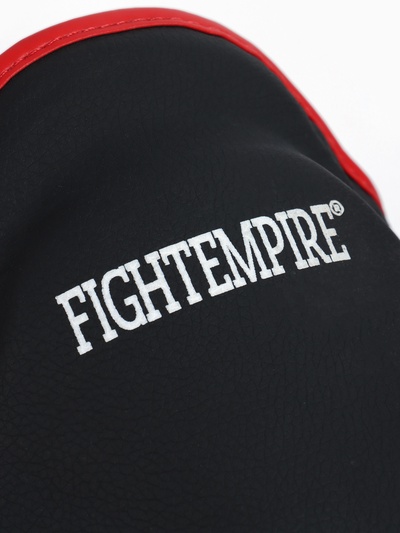 Защита голеностопа для единоборств FIGHT EMPIRE, ART, размер M, чёрная, красная