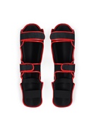 Защита голеностопа для единоборств FIGHT EMPIRE, ART, размер L, чёрная, красная - Фото 3