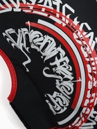 Защита голеностопа для единоборств FIGHT EMPIRE, ART, размер XL, чёрная, красная - Фото 6