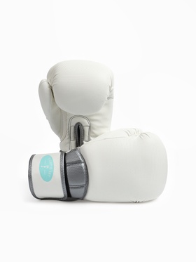 Боксёрские перчатки FIGHT EMPIRE, TIFFANY, белый карбон, размер 12 oz