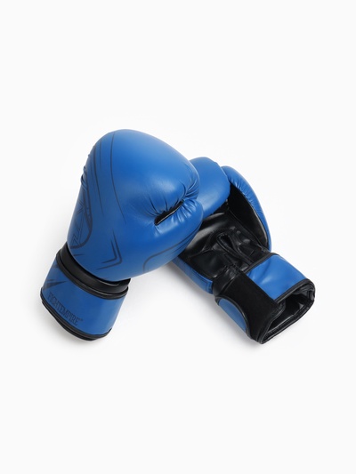Боксерские перчатки FIGHT EMPIRE, B8102, размер 16 oz, синие