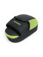 Лапы боксерские изогнутые FIGHT EMPIRE, CLASSIC, ПУ, чёрные, жёлтые, пара - Фото 2