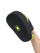 Лапы боксерские изогнутые FIGHT EMPIRE, CLASSIC, ПУ, чёрные, жёлтые, пара - Фото 7