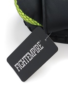 Лапы боксерские изогнутые FIGHT EMPIRE, CLASSIC, ПУ, чёрные, жёлтые, пара - Фото 8