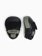 Лапы боксёрские изогнутые FIGHT EMPIRE, GEL-TECH, ПУ, пара, чёрный, зелёный - Фото 1