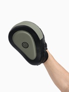 Лапы боксёрские изогнутые FIGHT EMPIRE, GEL-TECH, ПУ, пара, чёрный, зелёный - Фото 9