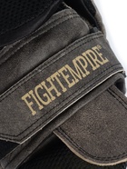 Лапы боксёрские изогнутые FIGHT EMPIRE, VINTAGE, натуральная кожа, ретро-серые, пара - Фото 2