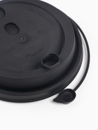 Крышка одноразовая для стакана «Чёрная» с клапаном, матовая 90 мм (комплект 50 шт) - фото 44696743