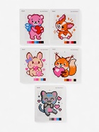 Вышивка крестиком на пяльцах «Милые животные 5 в 1», 15 см, набор для творчества - Фото 3