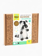 Валяние из шерсти. Игрушка брелок «Енот», набор для творчества - Фото 6