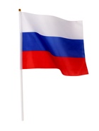 Флаг России «Триколор», 20×30 см, искусственный шёлк - Фото 2