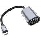 УЦЕНКА Адаптер Hoco UA21, Type-C (m) - VGA (f), 13 см, серый 10891317