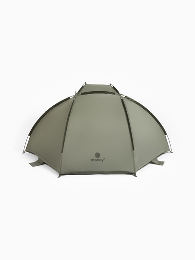 Палатка пляжная maclay, 240×120×120 см, трекинговая, однослойная, зелёная