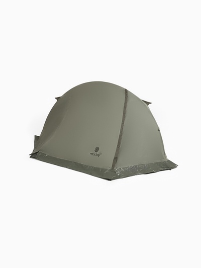 Палатка туристическая 2-х местная maclay sayan 2, 260×145×125 см, треккинговая, двухслойная, зелёная