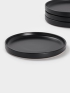 Набор тарелок Доляна «Гранит», 4 шт., d=20 см, керамика, чёрный - Фото 3