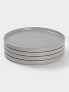 Набор тарелок Доляна «Гранит», 4 шт., d=26 см, керамика, серый - Фото 2