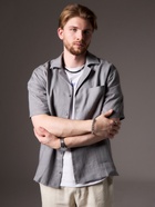 Рубашка мужская с коротким рукавом MIST, размер 52, серая - Фото 6