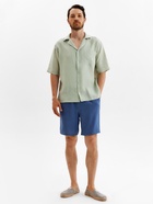 Рубашка мужская с коротким рукавом MIST, размер 48, бледно-зелёная - Фото 10