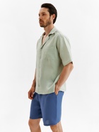 Рубашка мужская с коротким рукавом MIST, размер 52, бледно-зелёная - Фото 8