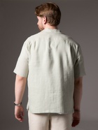 Рубашка мужская с коротким рукавом MIST, размер 56, бледно-зелёная - Фото 7