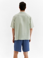 Рубашка мужская с коротким рукавом MIST, размер 56, бледно-зелёная - Фото 9