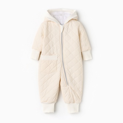 Комбинезон демисезонный «Крошка Я», рост 92-98 см, молочный