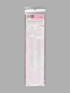 Лямки для бюстгальтера, текстильные, 1.5 см, 37 см, пара, белые - Фото 6