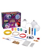 Ёлочный шар своими руками «Ёлочные игрушки», набор для творчества, 4 шара - Фото 2