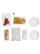 Ёлочный шар своими руками «Ёлочные игрушки», набор для творчества, 4 шара - Фото 7